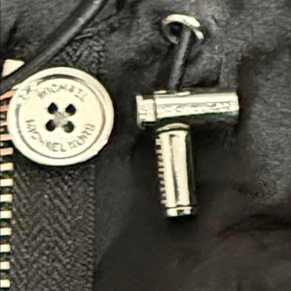 Michael Kors Women's  Hooded Jacket Black Lightweight Size M - Picture 13 of 15